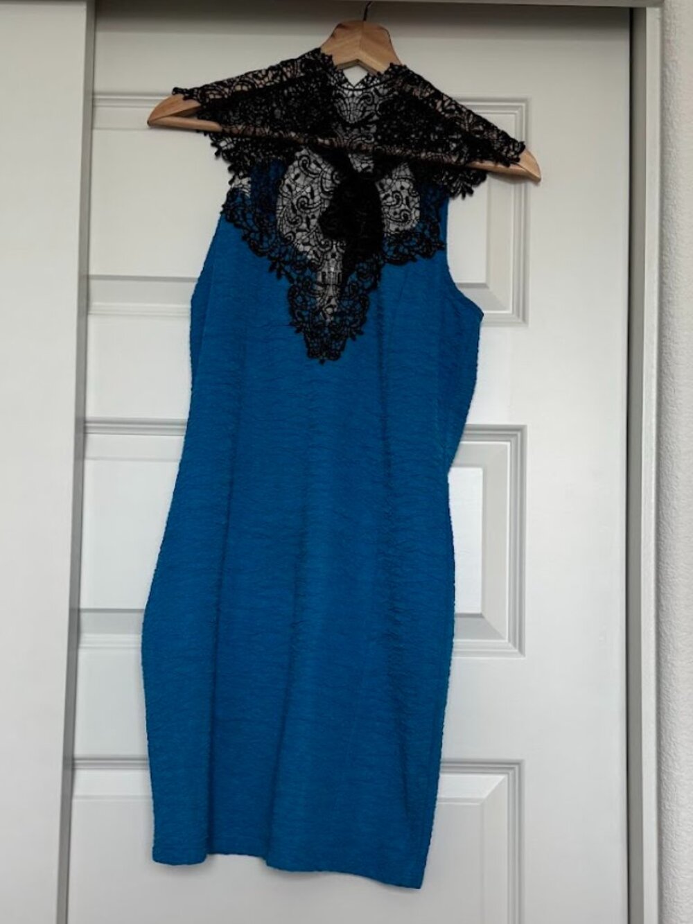 Blue Lace Dress - Size L